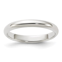 Sterling Silver 3mm Half Round