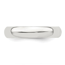 Sterling Silver 4mm Half Round
