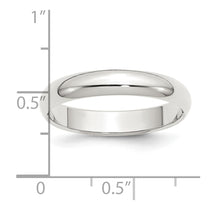 Sterling Silver 4mm Half Round