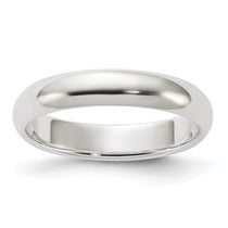 Sterling Silver 4mm Half Round