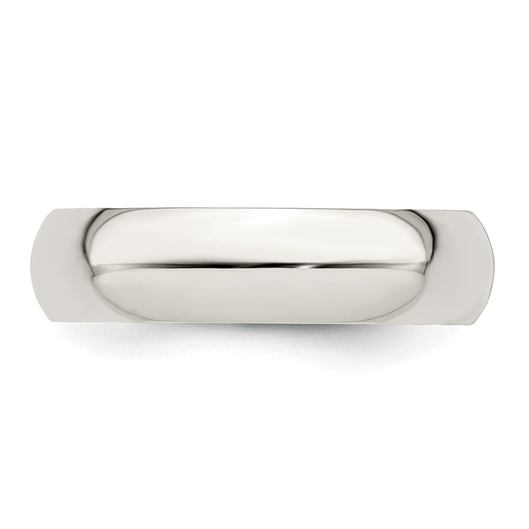 Sterling Silver 5mm Half Round