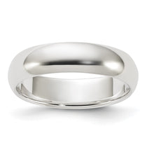 Sterling Silver 5mm Half Round