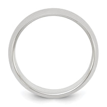 Sterling Silver 6mm Half Round Size 15.5 Band