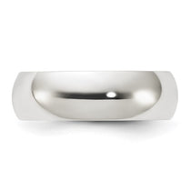 Sterling Silver 6mm Half Round Size 15.5 Band