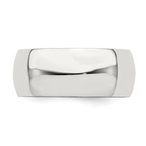 Sterling Silver 8mm Half Round