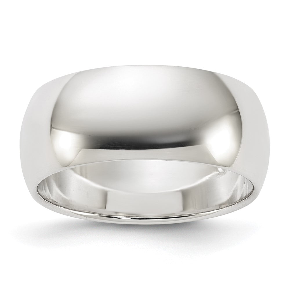 Sterling Silver 8mm Half Round