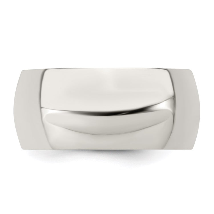 Sterling Silver 9mm Half Round