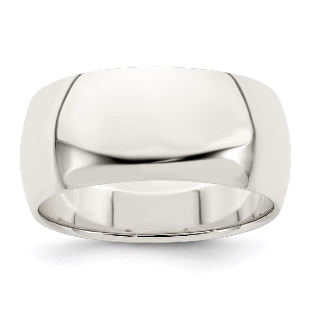 Sterling Silver 9mm Half Round