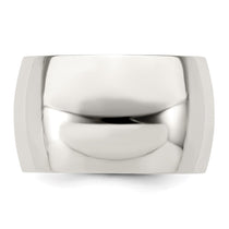 Sterling Silver 12mm Half Round