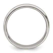 Sterling Silver 4mm Half Round Milgrain