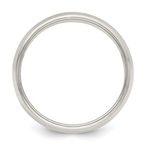 Sterling Silver 7mm Half Round Milgrain