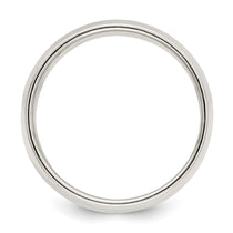 Sterling Silver 8mm Half Round Milgrain