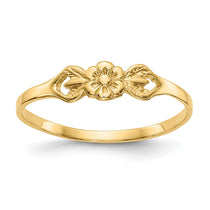 14K Flower Size 5 Baby / Childs Ring