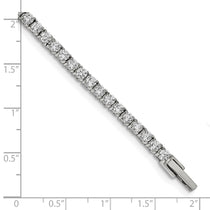Tennis bracelet close-up stones