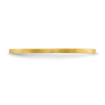 14K Yellow Gold 1.2mm Flat Satin Stackable Band