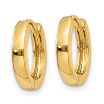 14k 1.8mm Round Hinged Hoop Earrings