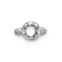 14k White Gold Head Holds up to 2.75mm for X864 Add-a-Diamond Bracelet