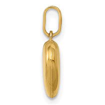 14K Polished 3-D Puffed Heart Pendant