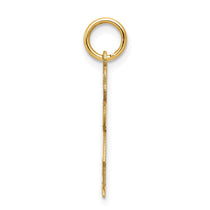 14k The Kids Small Girl with Ponytails Engravable Hugs Charm