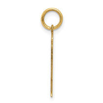 14k The Kids Small Boy with Haircut Engravable Kiss Charm