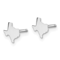 14KW Texas State Earrings