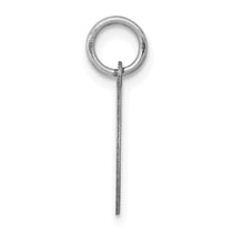 14K White Gold Plain .013 Gauge Round Engravable 12mm Disc Charm